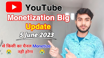 YouTube New Monetization Update important | Youtube New Update | YPP Re-Application police 2023