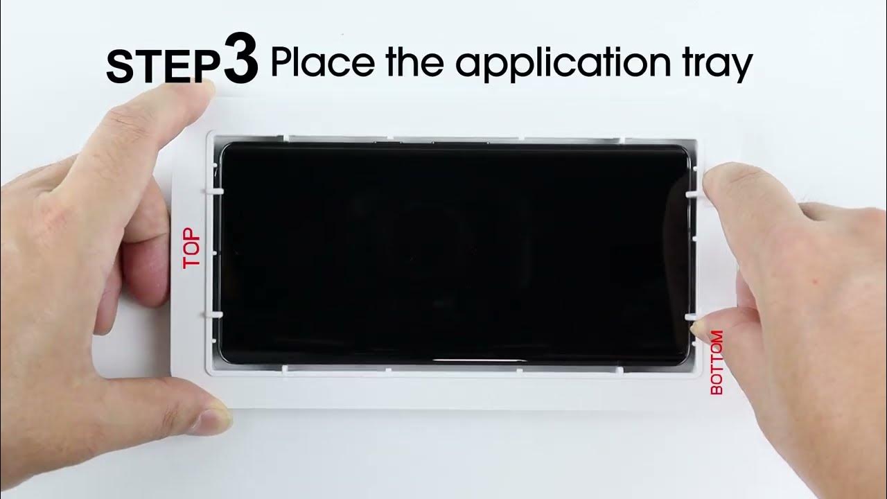 amFilm Google Pixel 7 Pro Screen Protector Application Instruction