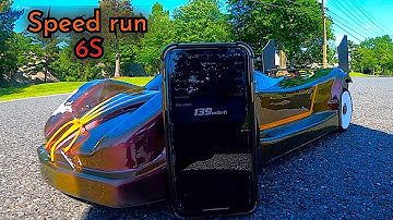 SPEED RUN ARRMA INFRACTION V2 6S 2028KV 139 MPH PERFECT PASS