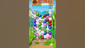 Bee Brilliant Blast - Level 6, 7 gameplay cute pair matching block popping color match puzzle c game