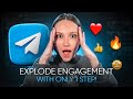 1 Hack to Boost Telegram Engagement and Followers FAST! 🚀