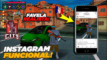 INSTAGRAM e NOVAS FAVELAS 100% REALISTAS no SERVIDOR! e VIP GRÁTIS AQUI! GTA SAMP ANDROID e PC