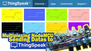 Multiplexing NodeMCU & Sending 8 Analog Values to ThingSpeak #simpLINnovation