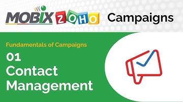 10 Fundamentals of Campaigns   01 Contact Management
