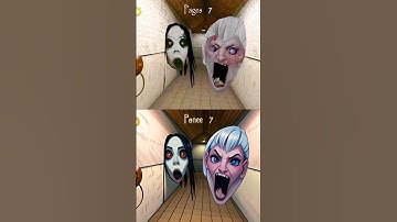 Original Slendrina Asylum Jumpscares vs Anime Slendrina Asylum Jumpscares #slendrina #vividplays