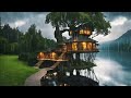 Fall Into Deep Sleep with Rain Sounds - Peaceful Piano Music, Healing Of Stress, Anxiety, Depressive
