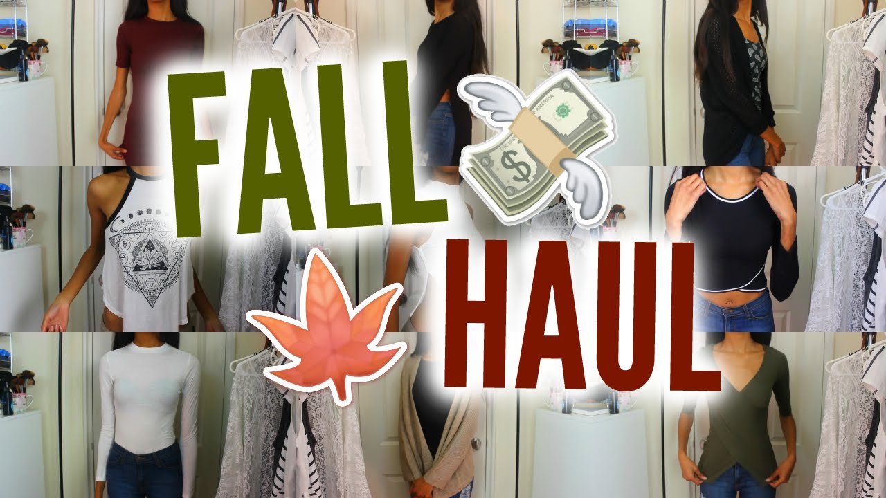 HUGE Try-On Fall Clothing Haul 2015! | Gstagelove • Lawenwoss
