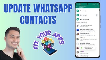 How to Update WhatsApp Contacts | Refresh Your Contact List!