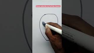alien face drawing #easydrawing #quickdrawing #art #shortvideo #kerala