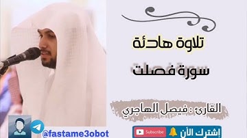تلاوة هادئة سورة فصلت | القارئ فيصل الهاجري