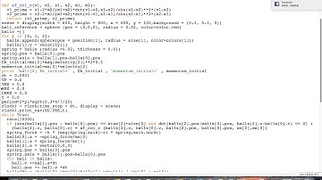 Vpython物理模擬作業五
