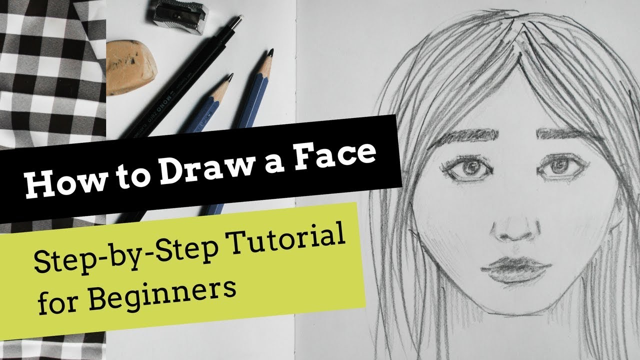 How To Draw A Face For Beginners Erika Lancaster Artist Content Creator Online Art Teacher