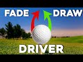 How to DRAW & FADE your driver - REALLY SIMPLE TIPS