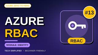 Azure RBAC Role Based Access Control  Azure Zero to Hero #13
