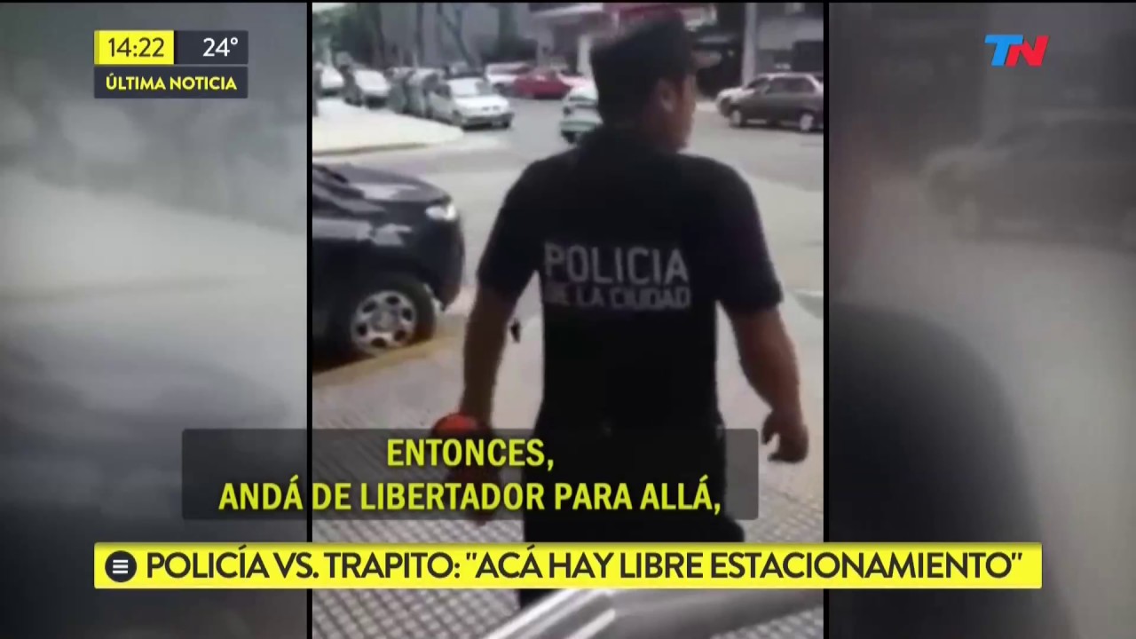 El policía que frenó al trapito: 