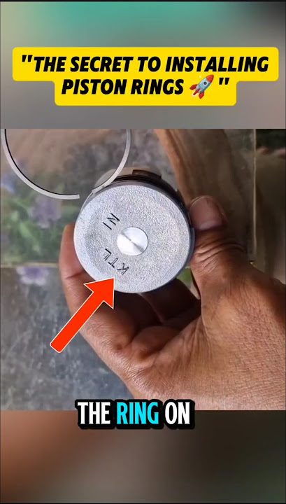 This is How to Install Piston Rings Correctly! Many People Do It Wrong Without Realizing It