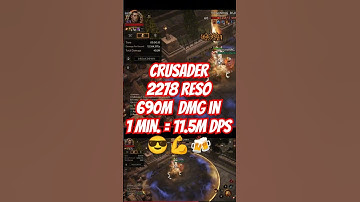 Crusader - 2278 Resonance - 690M DMG in 1 min. - Average DPS 11.5M 😎💪