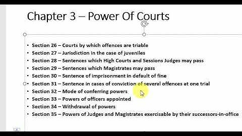 Chapter 3 Power Of Courts