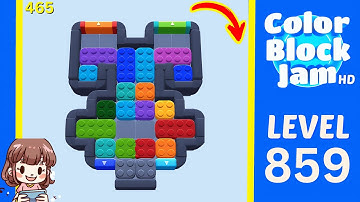 Color Block Jam Level 465 (859) Solution Walkthrough