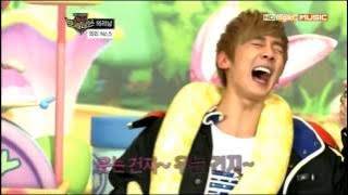 [SUBBED] Chunji & a snake @ 130111 Rising Brothers Ep 12