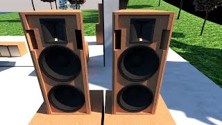 speaker 8 inch mid high