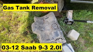 Gas Tank Removal Saab 9-3 03 04 05 06 07 08 09 10 11 12 2003 2004 2005 2006 2007 2008 2009 2010 2011