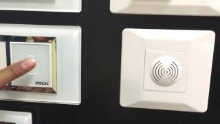 Feather touch door bell