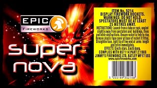 BIG Super Nova Rocket by #EpicFireworks