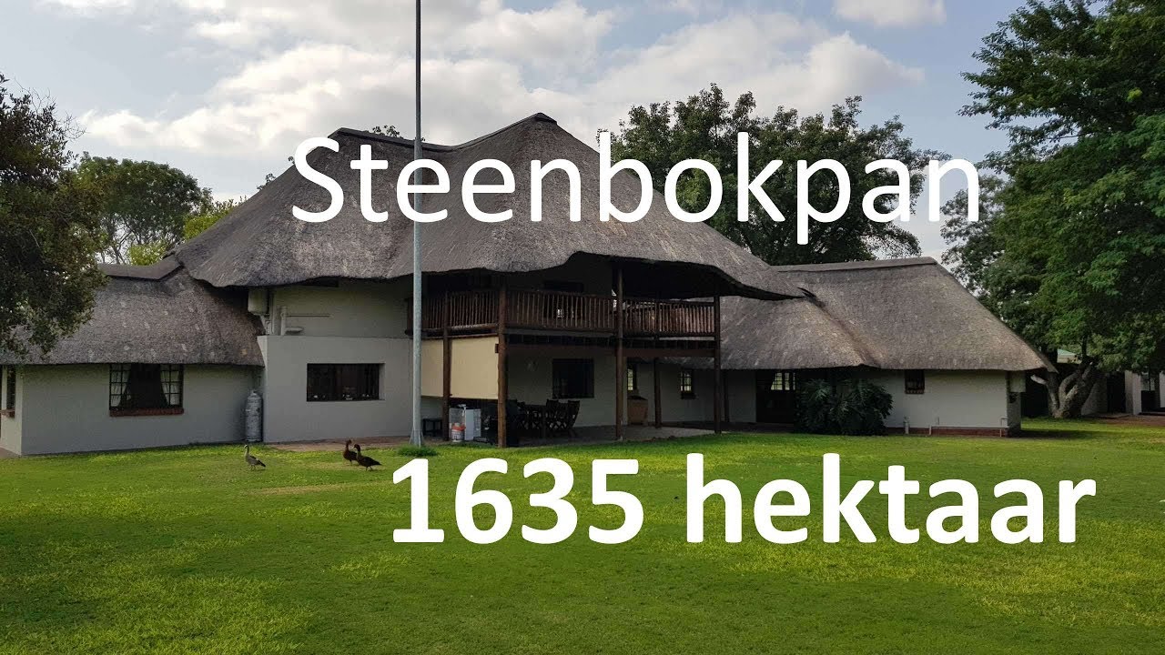 Have You Seen This Game Farm ? 1 635 hectares Steenbokpan Game farm