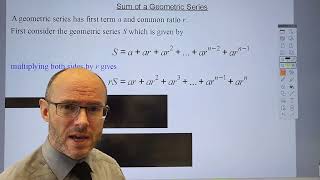 Geometric Series Formula - Proof