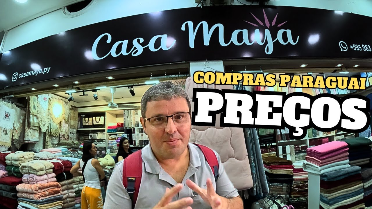 Essa Loja no Paraguai vende: Mantas, cobertas, roupa de cama. Casa Maya