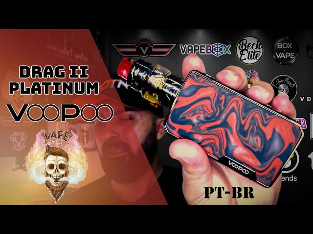 Review Kit Drag 2 Platinum 177W com UFORCE T2 e GENE.FIT CHIP - VOOPOO -  Vape