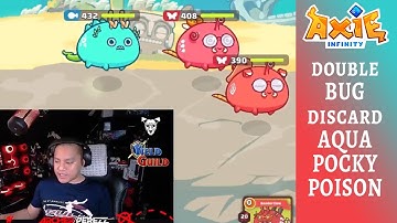 Axie infinity DOUBLE BUG DISCARDAQUA POCKY VS PLANT MECH BIRD META by archerperezz Axie infinity