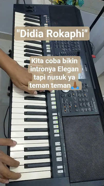 #belajarkeyboard didiarokaphi,kita belajar bikin Intronya🙏🏾
