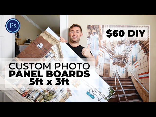 Step-by-Step Tutorial: Make Your Own Custom Photo Panel Boards on a Budget  