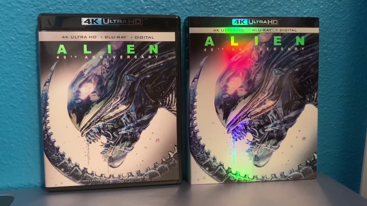 Alien - 4K Ultra HD 40th Anniversary Steelbook Exclusive + Blu-ray