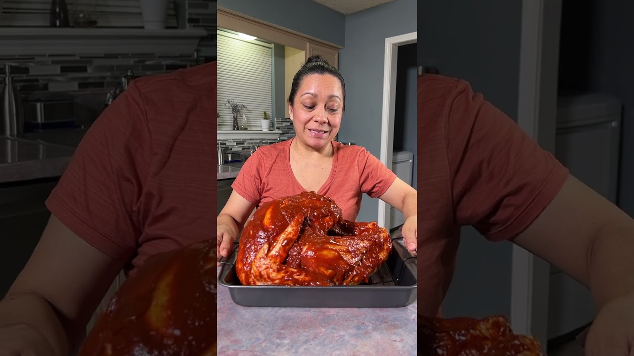 Pavo Enchilado al Estilo Diana's Kitchen #pavos #receta #thanksgiving #foryou #fypage #fypシ゚viral