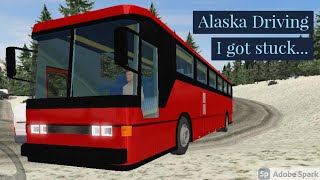 Driving in Alaska Mountains in Ovilex' Bus 🚌 Simulator Original screenshot 5