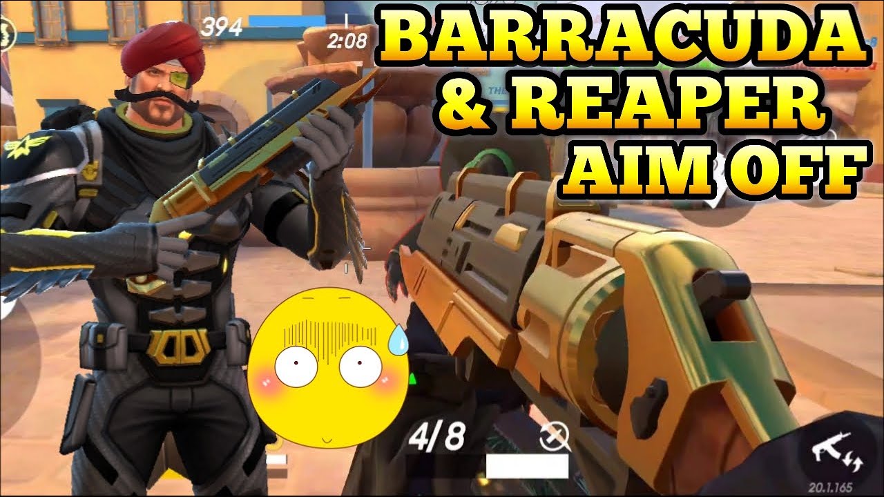 REAPER + BARRACUDA SOLO AIM OFF TRYING TO SURVIVE !! GUNS OF BOOM