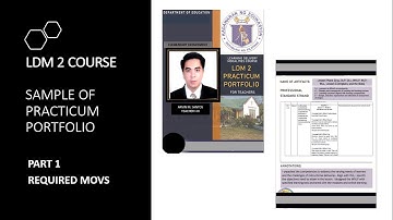 Part 1- Sample of Practicum Portfolio in LDM2 Course-Required MOVS