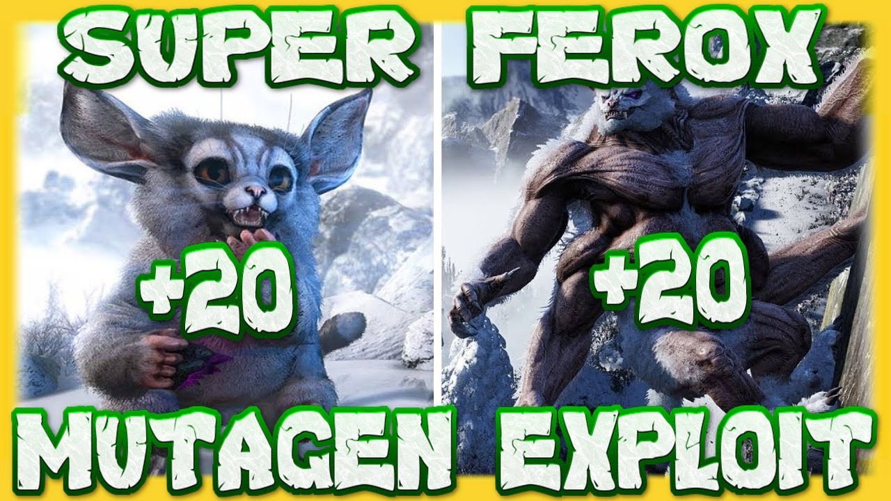 Ark Survival Evolved : Genesis Part 2 Super Ferox Mutagen Exploit