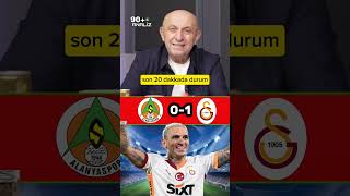 Sinan Engin Alanyaspor, Galatasarayı Son 20 Dakikada Perişan Etti.