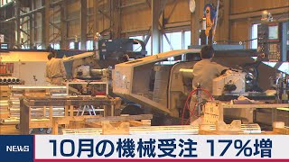 10月の機械受注 17%増（2020年12月9日）