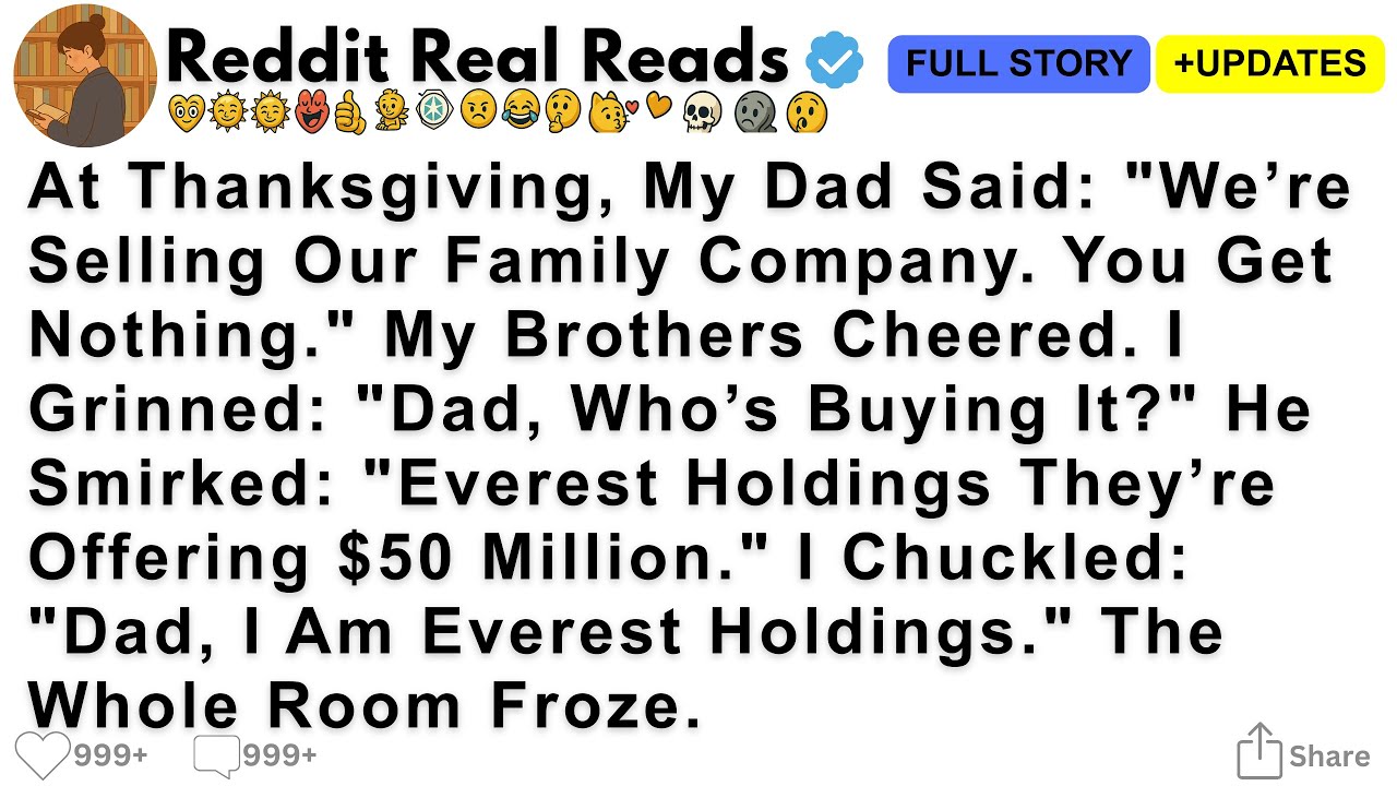 [Full Story] At Thanksgiving, My Dad Said: "We’re Selling Our Family Company. You Get Nothing."