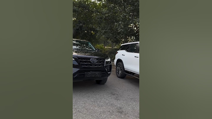 Black vs White Fortuner🔥💪 #shortsfeed #youtubeshorts #toyota #fortuner #shorts #shortvideo