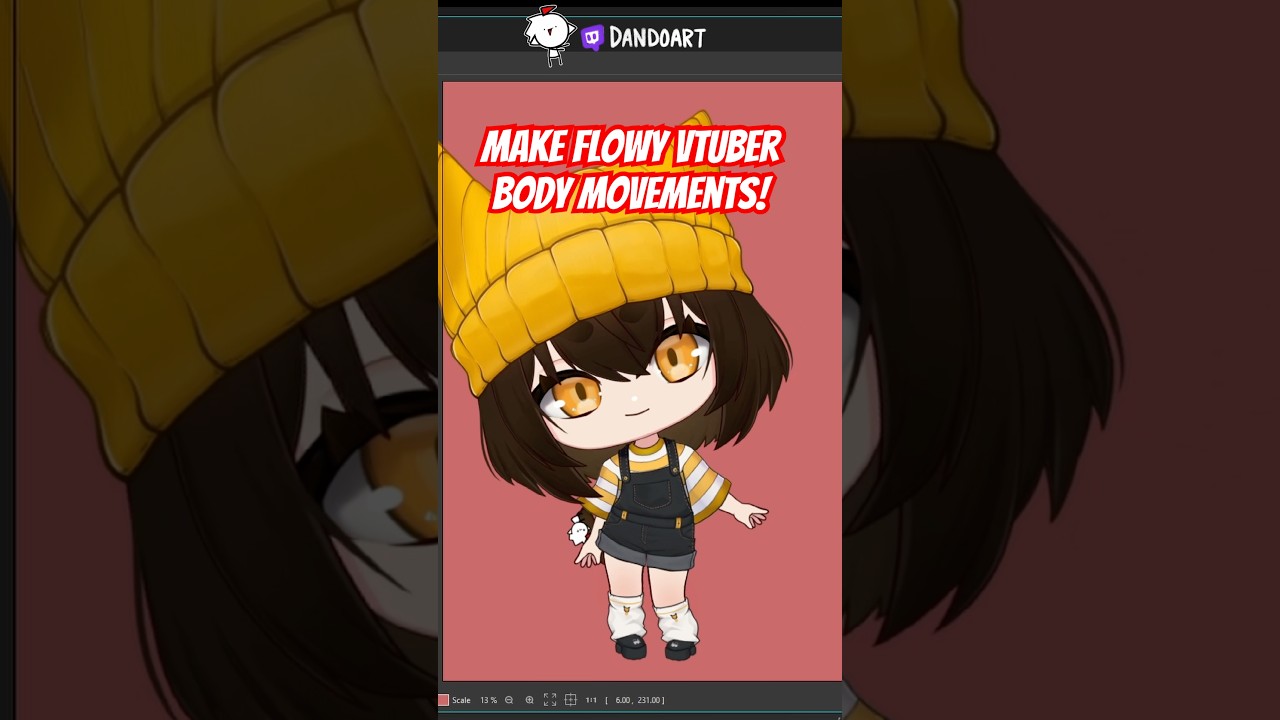Make Flowy body movements for live2d vtuber models  @awkwardscone ​