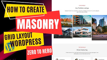 how to make masonry post grid section  in WordPress | WordPress tutorials #wplogger