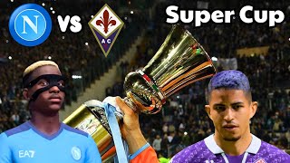EA FC 24 l Napoli vs Fiorentina - Italian Super Cup highlights - ULTRA {4K60] #napoli #fiorentina