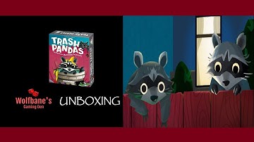 Trash Pandas [Board Game] - Unboxing