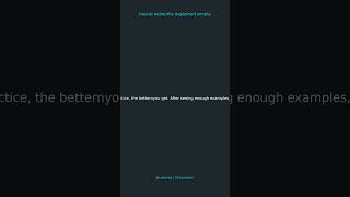 Neural Networks Explained Simply | AI Education #Shorts